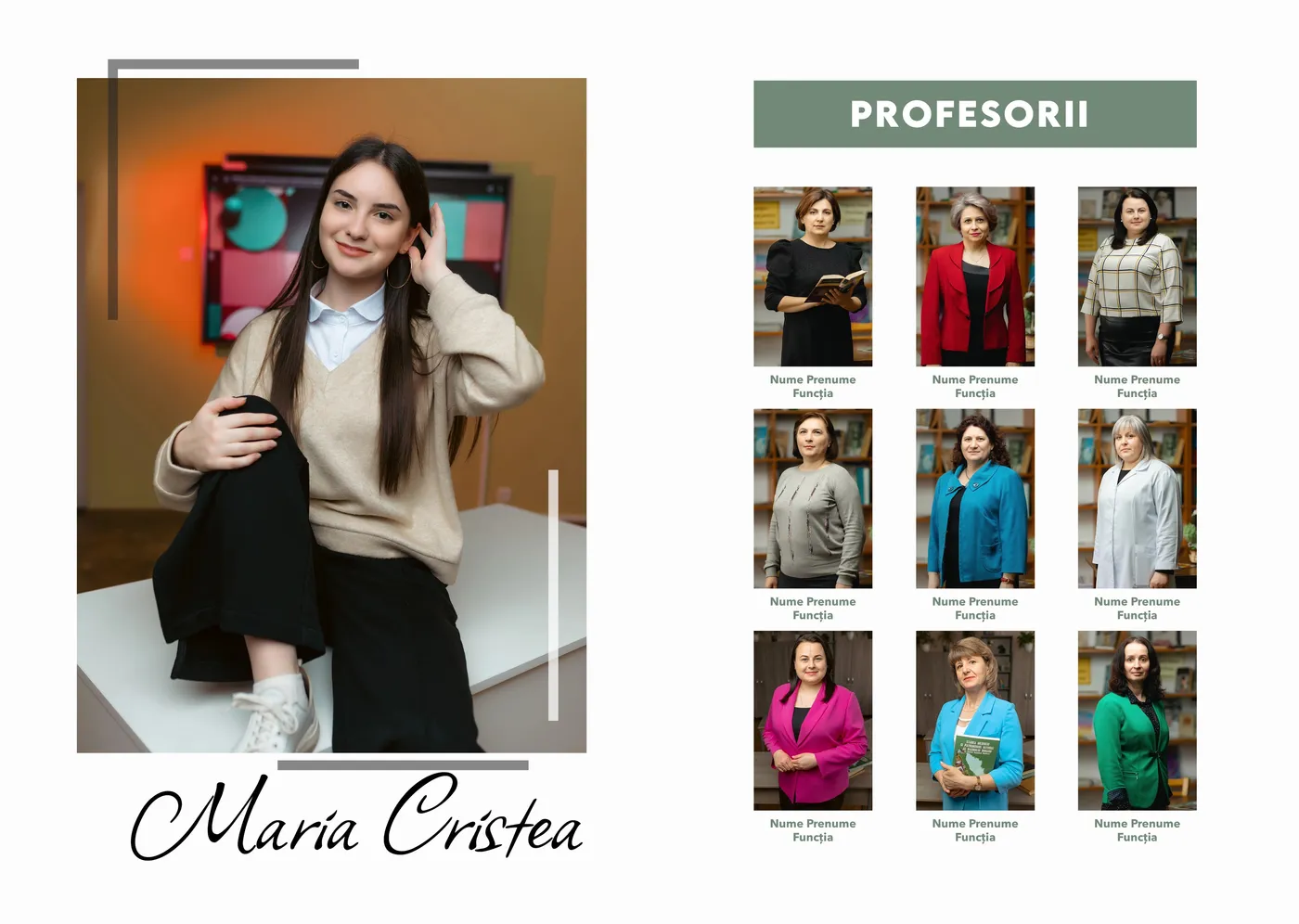 Model 02 — portretul și datele clasei
