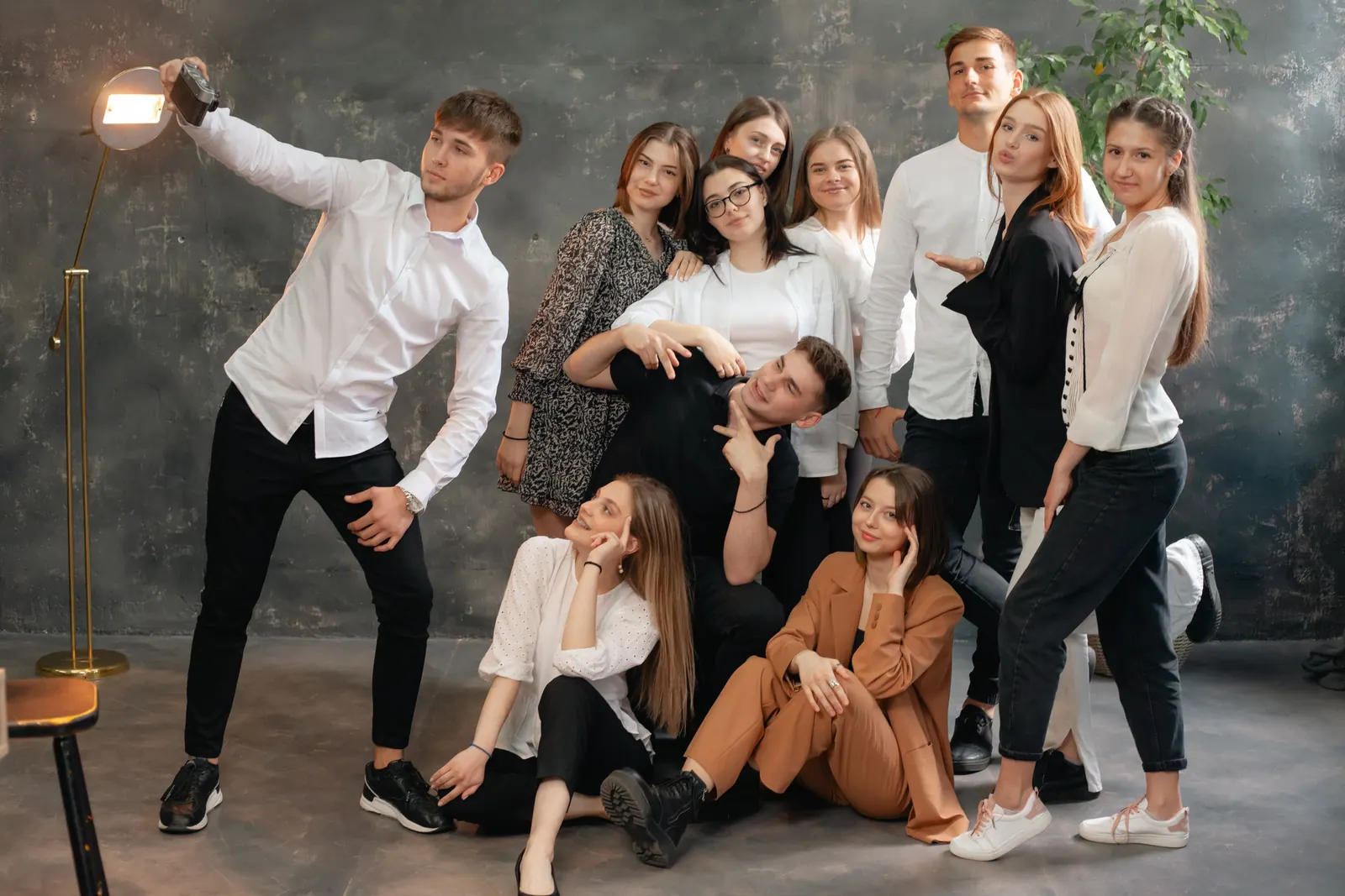 Ședință foto în studio cu clasa · 5